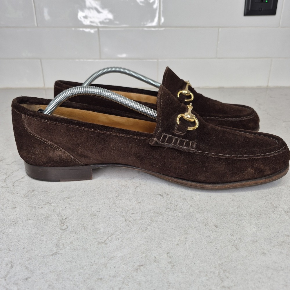 Church's Brown Suede Horsebit Loafers Men's UK 12 / US 13 England Gucci Style - Picture 7 of 13